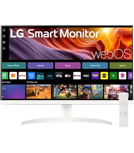 LG 32 inch Smart Monitor 32SQ730S 4K UHD, IPS (3840 x 2160